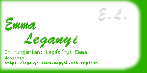 emma leganyi business card